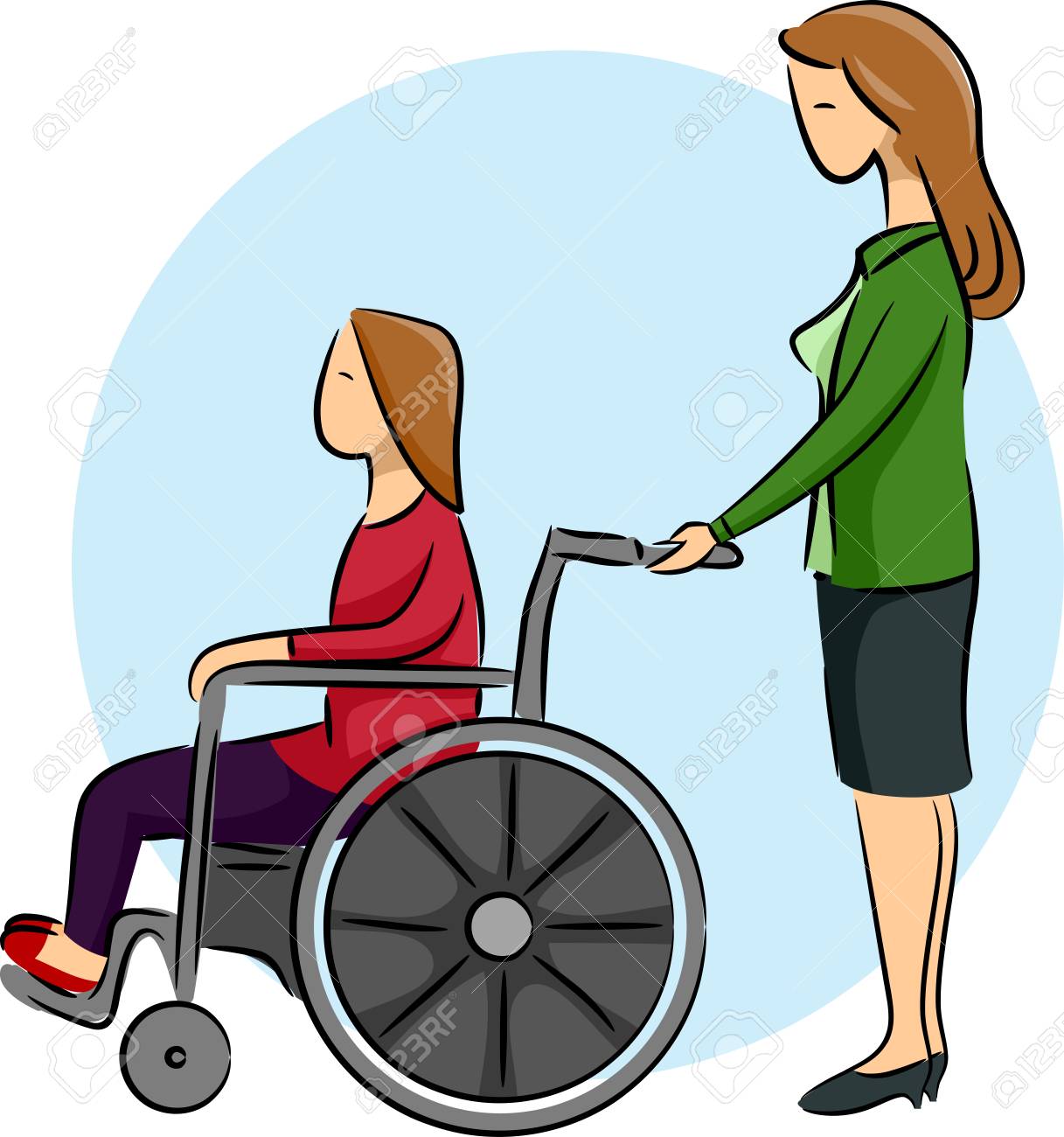 dibujo niña silla de ruedas dibujo niña silla de ruedas