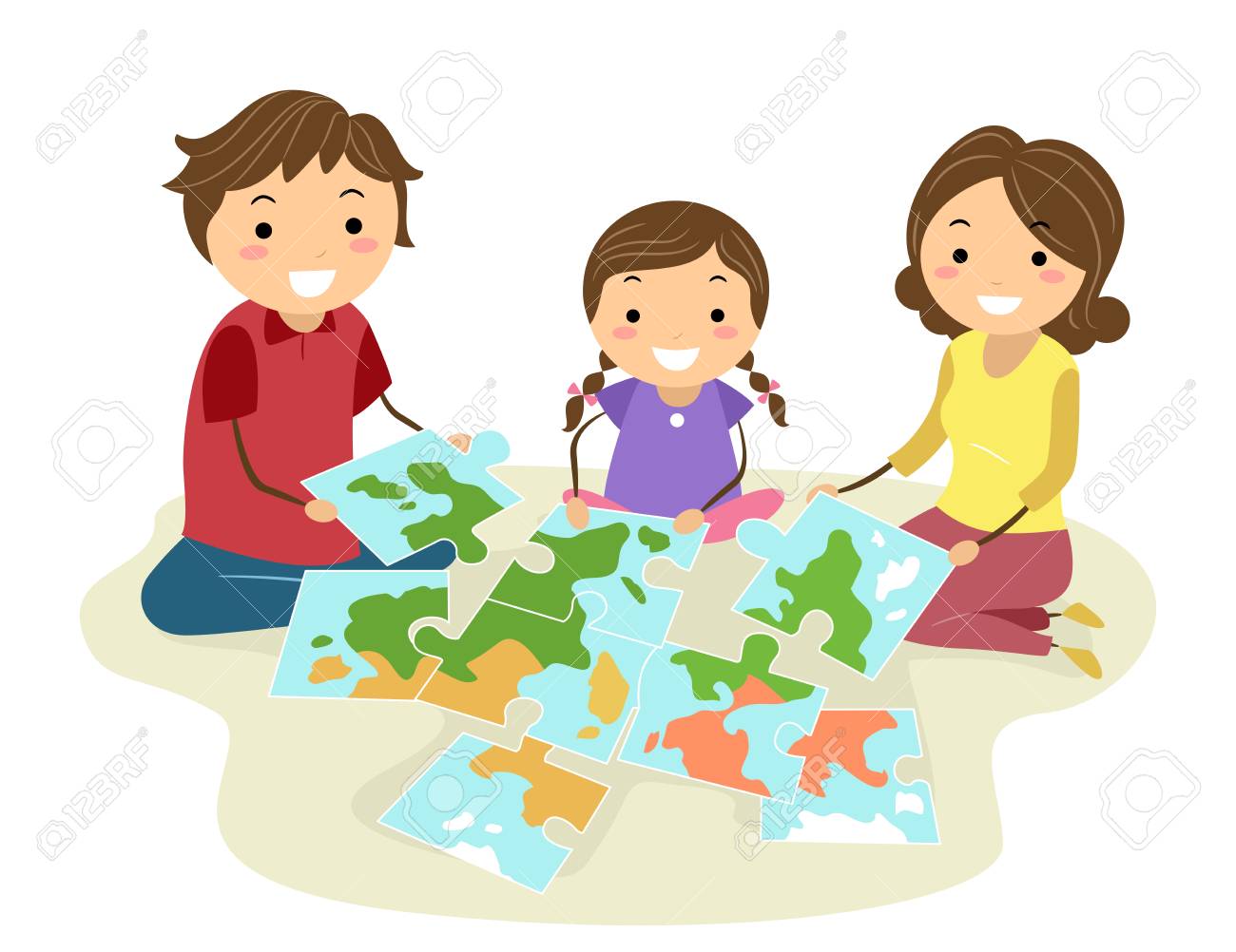 rompecabezas de familia