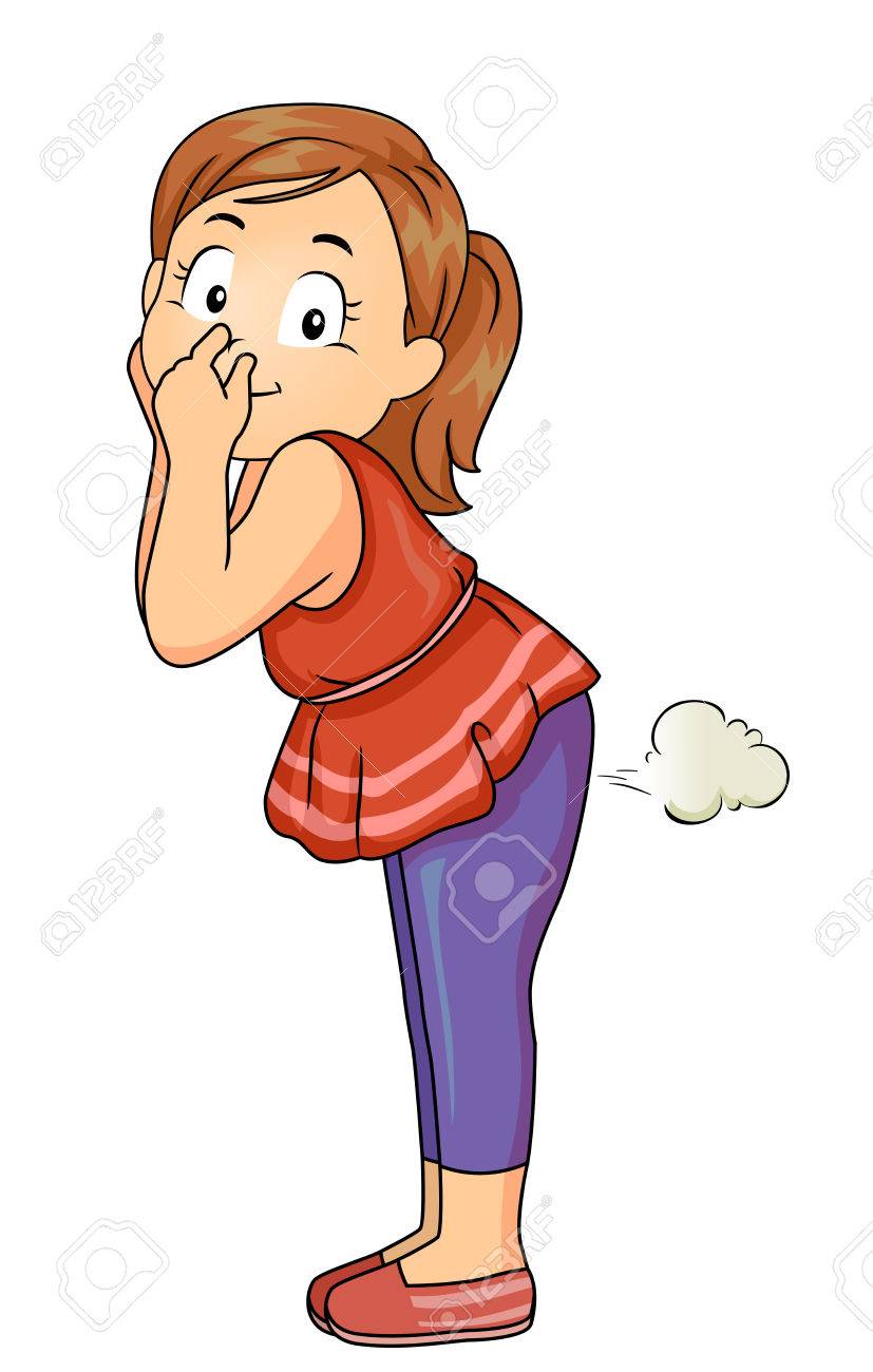 Girl Fart Cartoon