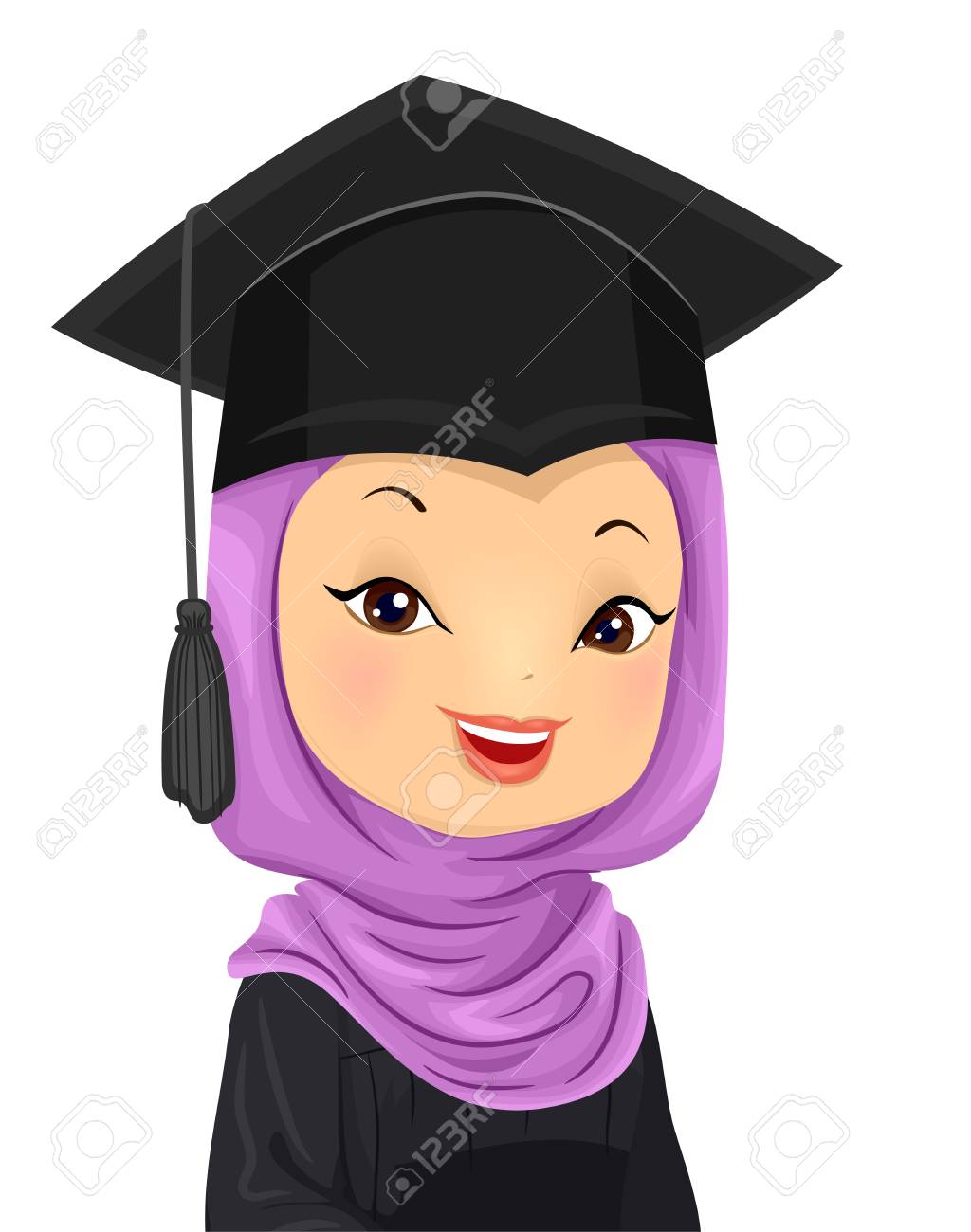 Hijab Graduation Gambar Gratis