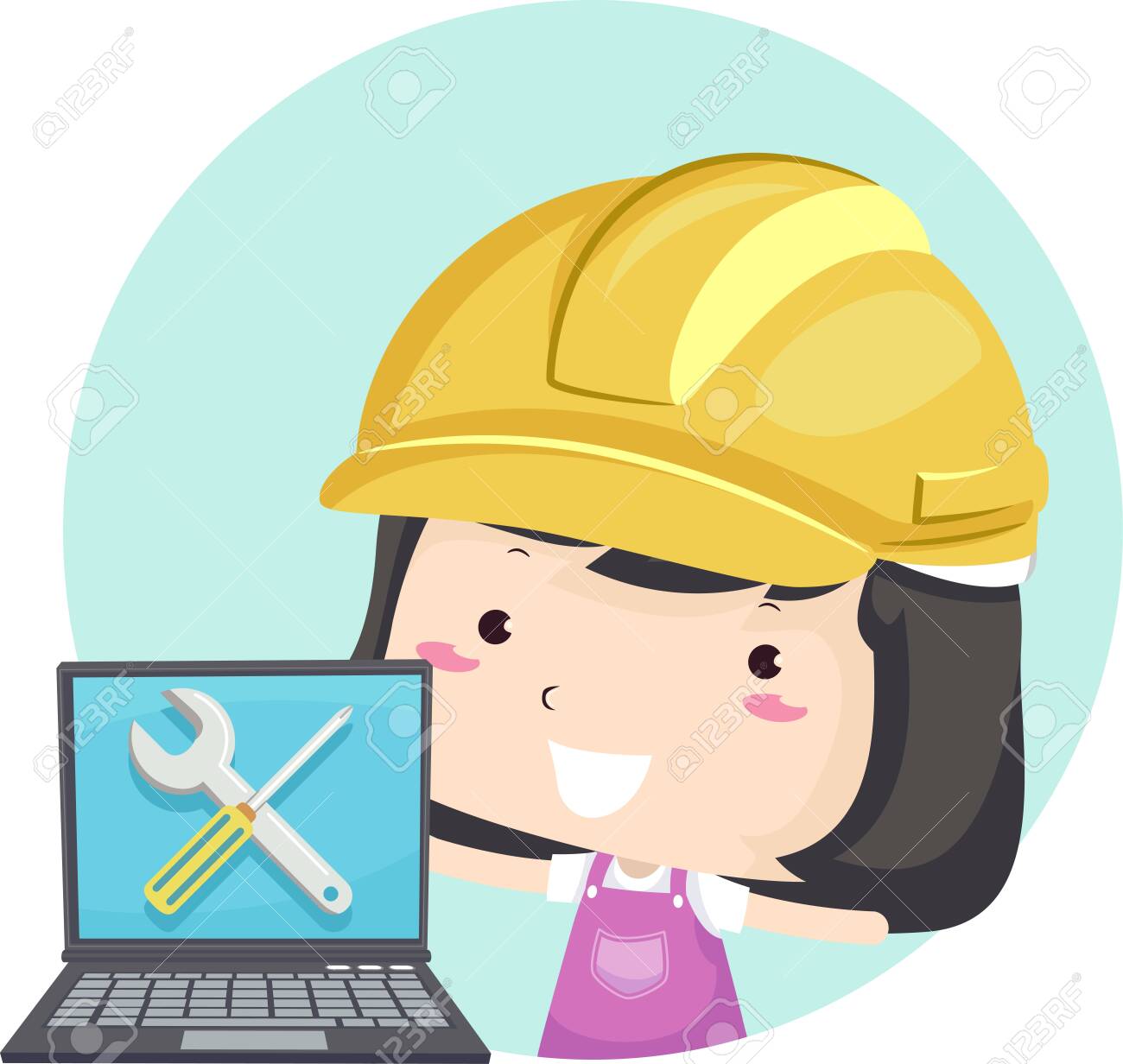 kids yellow hard hat