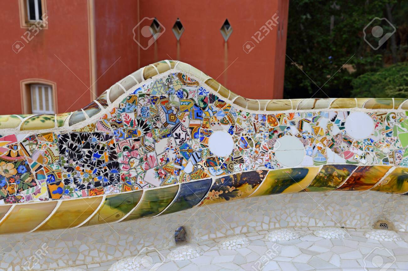 Parc Guell A Garden Overlooking Barcelona Designed And Built Stock Photo Picture And Royalty Free Image Image 139869160 123rf com