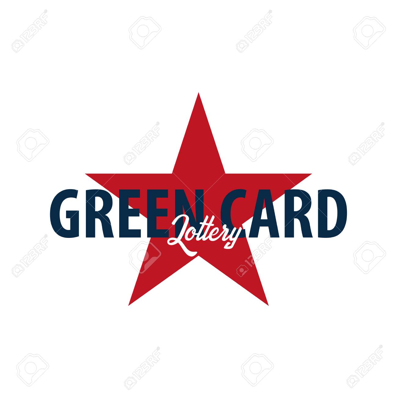 Green Card Lottery Logo Or Emblem Immigration And Visa To The