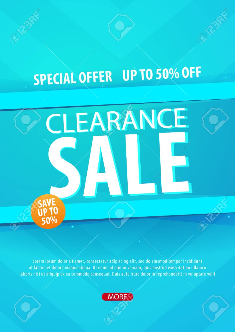 sale poster or flyer design discount background for the online