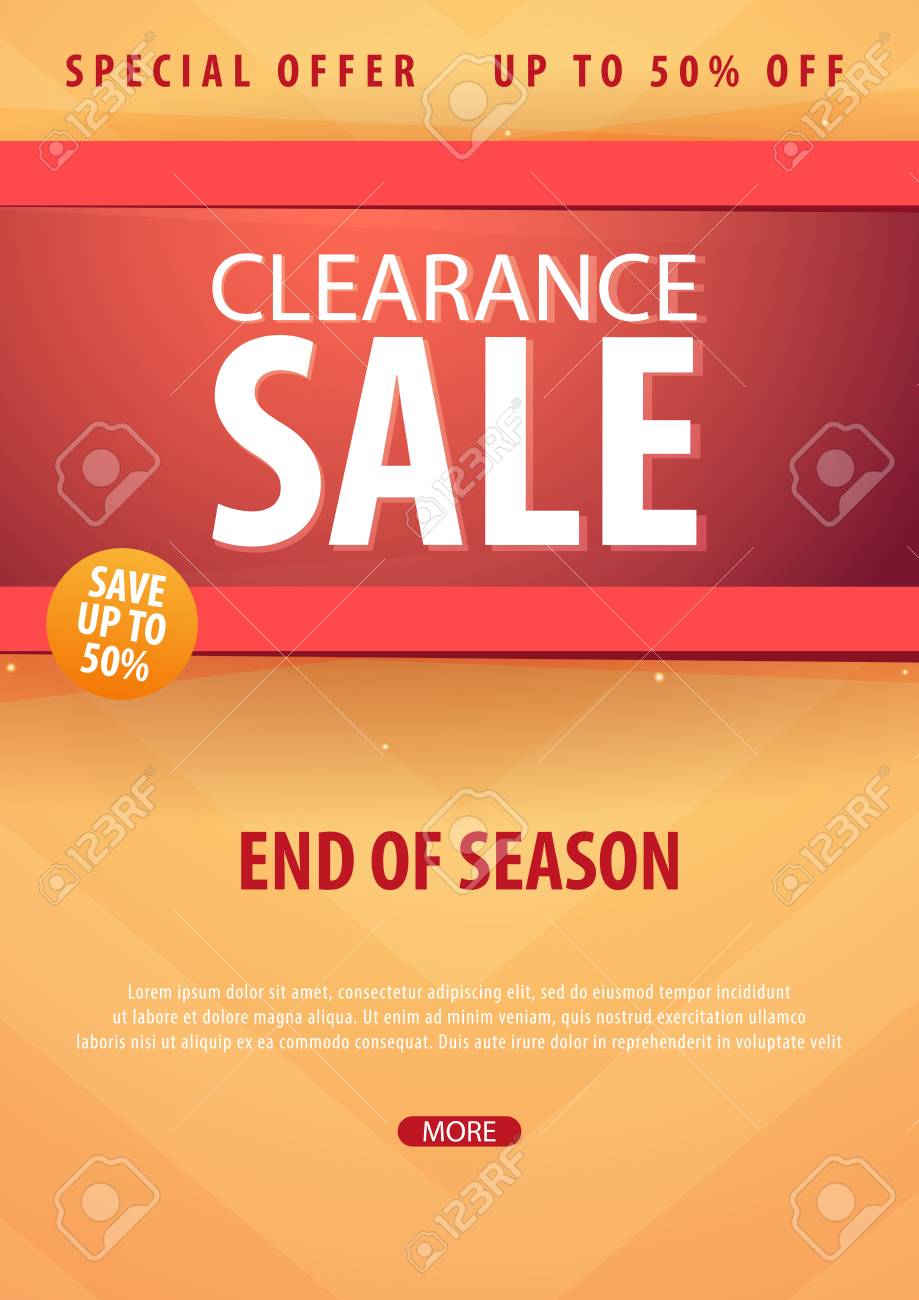 sale poster or flyer design discount background for the online