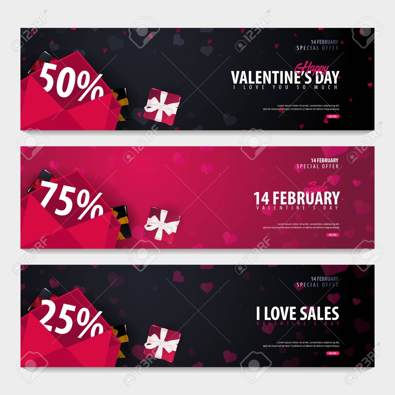 set of valentines day sale backgrounds wallpaper flyers free backgrounds for flyers