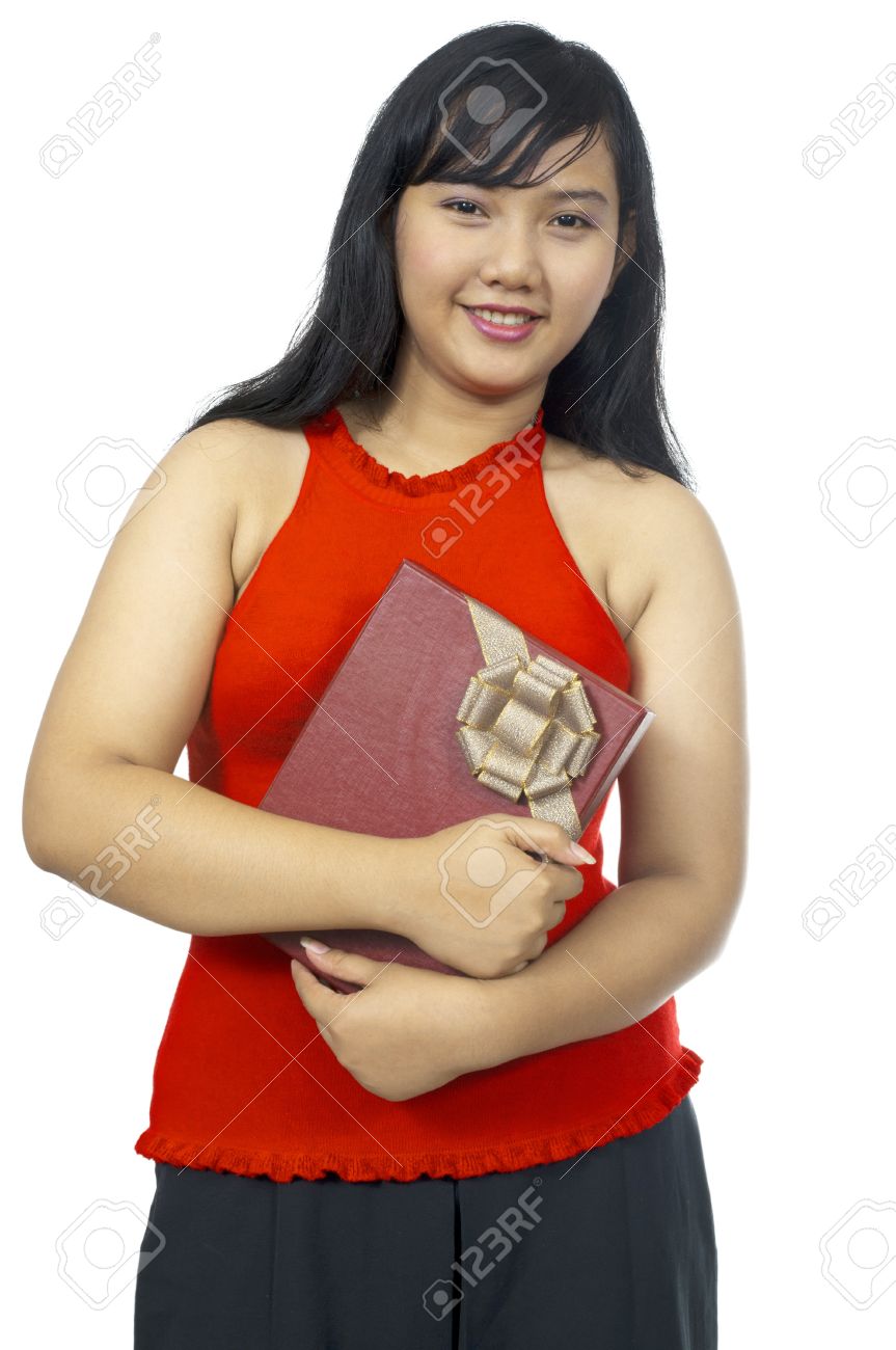 Chubby oriental woman