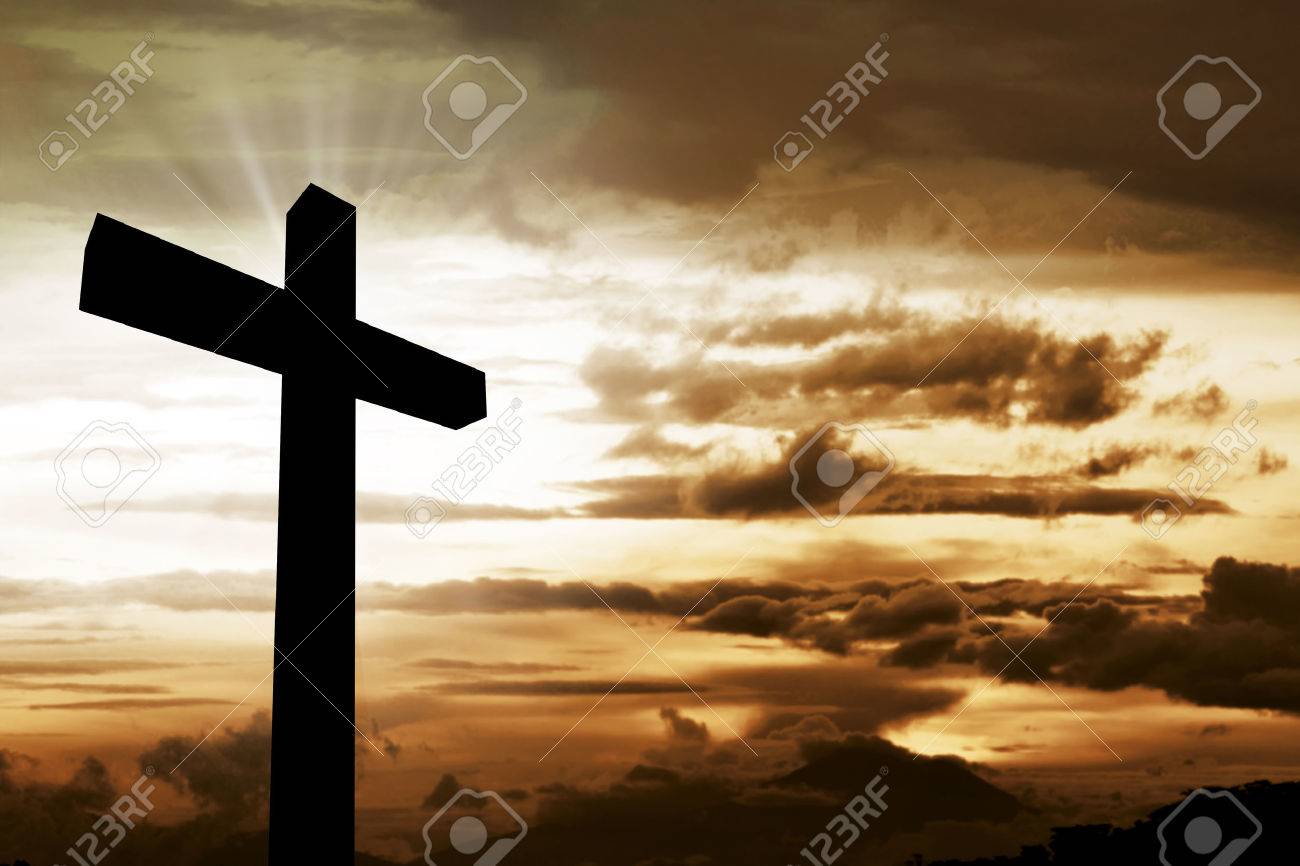 Wooden christian cross. Religious concept image - 54230456 Wooden christian cross. Religious concept image - 54230456