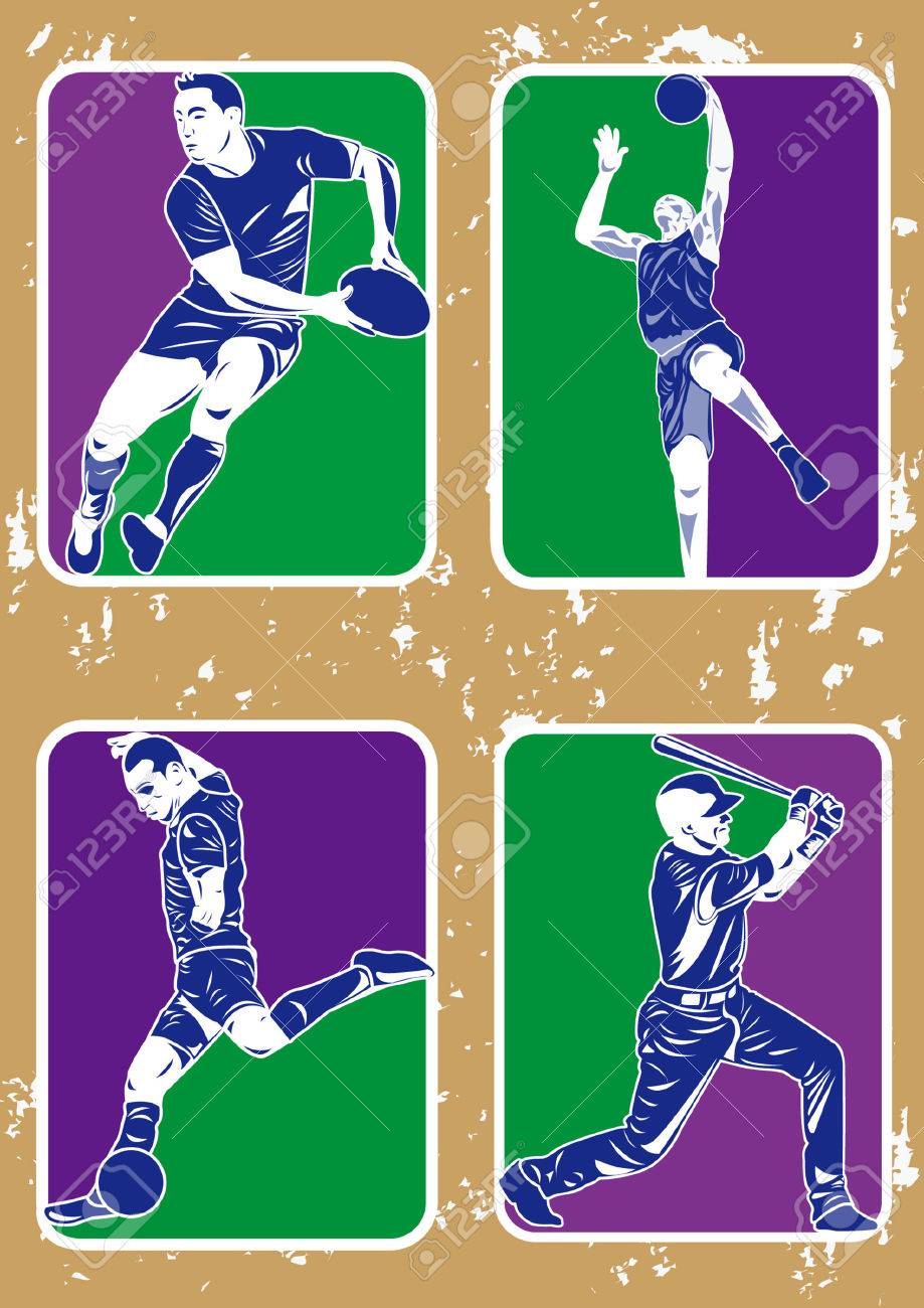 サッカー野球サッカー バスケット ボール ラグビー アイコン シルエット のイラスト素材 ベクタ Image サッカー野球サッカー バスケット ボール ラグビー アイコン シルエット のイラスト素材 ベクタ Image