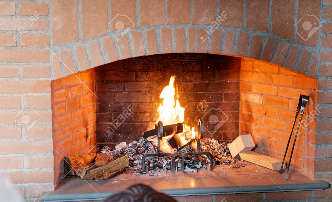Fier background stock image. Image of house, fireplace - 2160447