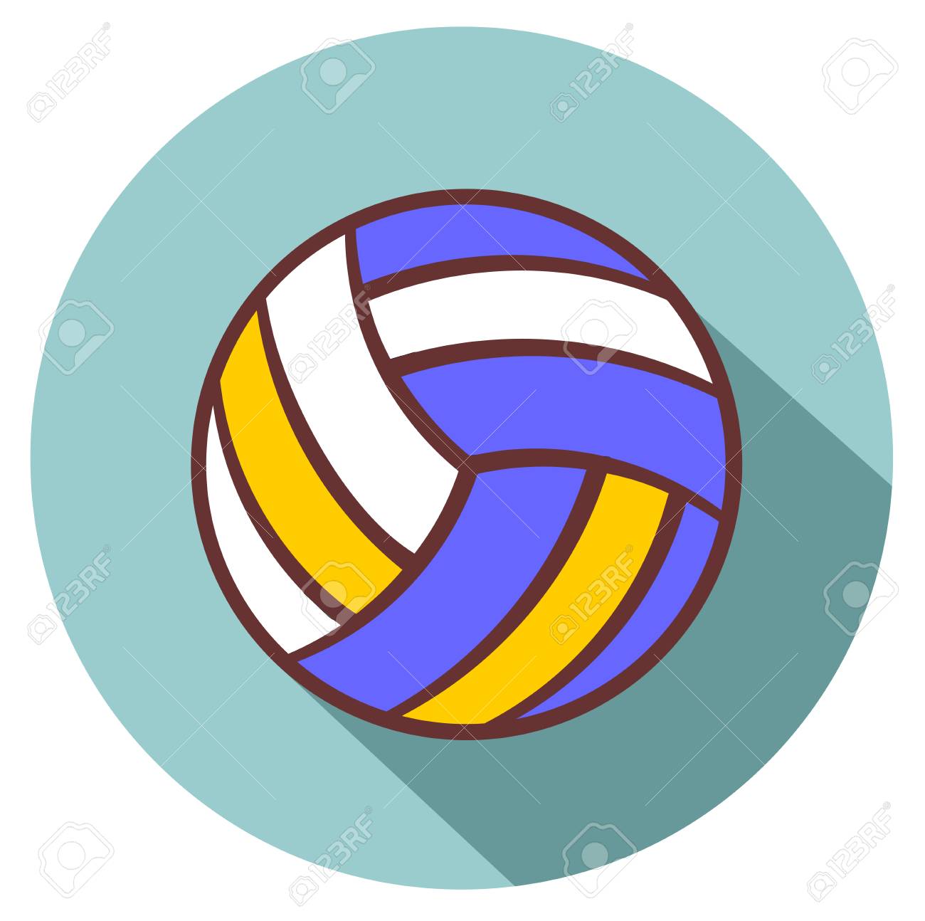 バレーボールのボールのイラスト素材 ベクタ Image バレーボールのボールのイラスト素材 ベクタ Image