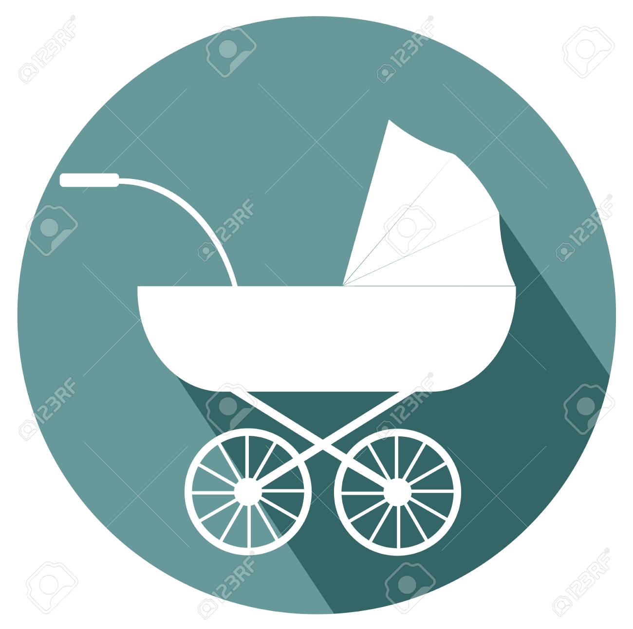flat baby stroller
