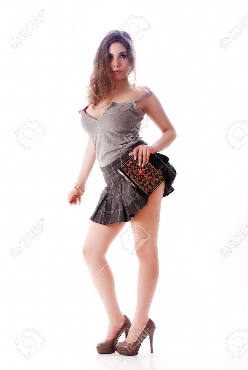 One Sexy School Girl Reading A Book Stock Photo 14725539 One Sexy School Girl Reading A Book Stock Photo 14725539