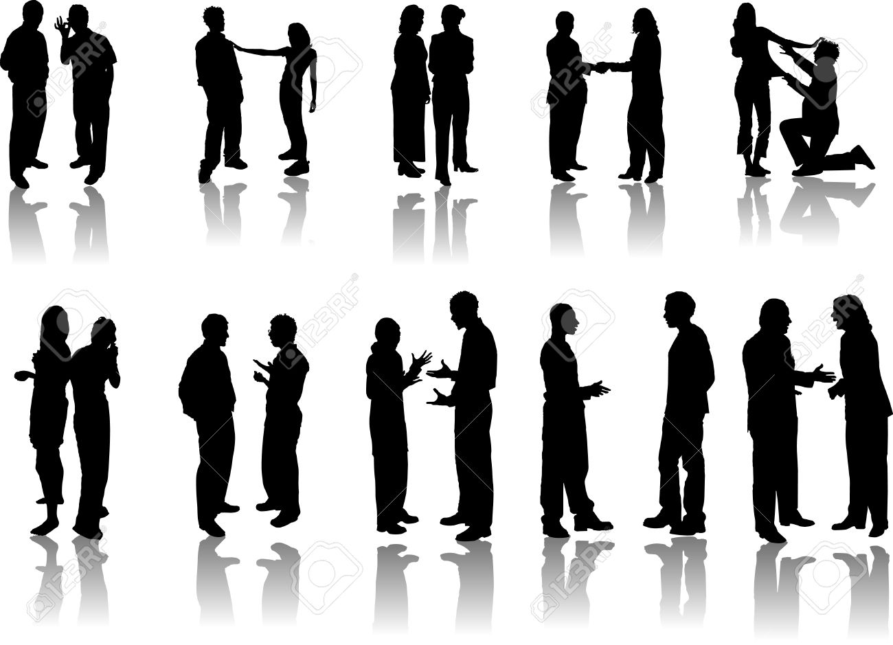 office people silhouettes royalty free cliparts vectors and stock office silhouette