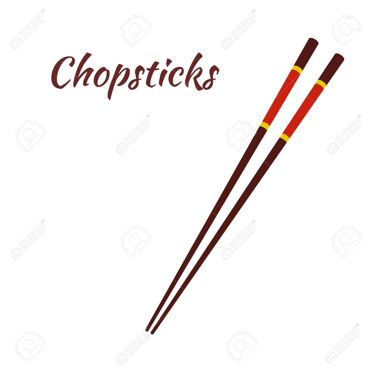 Essstabchen Fur Asiatische Lebensmittel In Der Flachen Art Der Karikatur Vektor Illustration Gemacht Lizenzfrei Nutzbare Vektorgrafiken Clip Arts Illustrationen Image 90149890