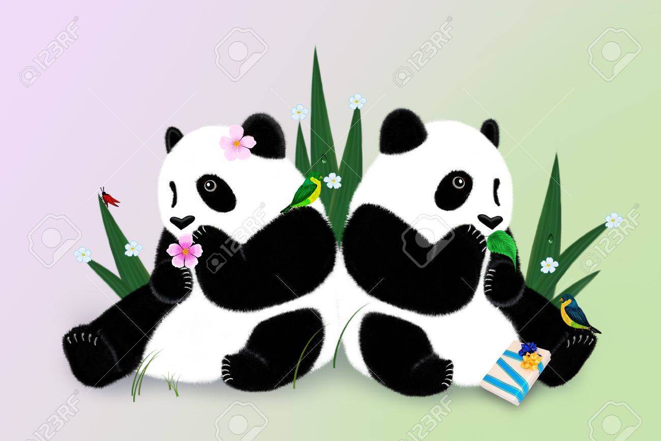 panda de dos