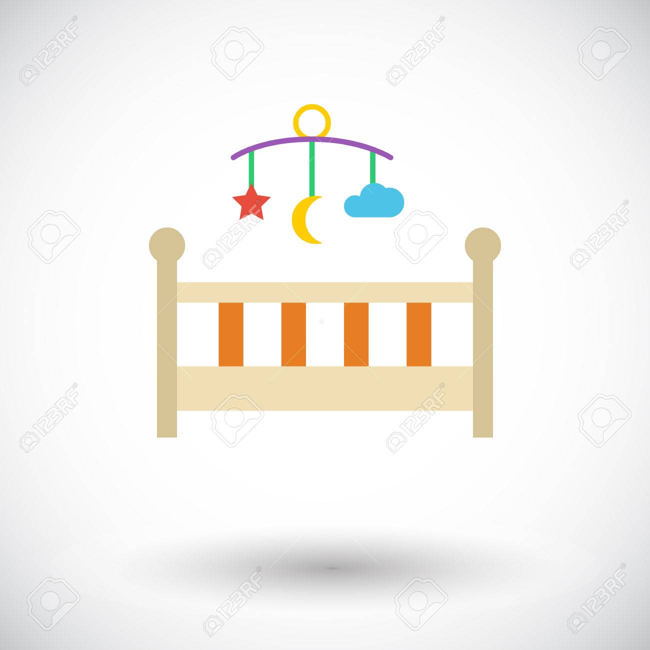 Baby Bed Icon Flat Vector Related Icon For Web And Mobile Applications It Can Be Used As Logo Pictogram Icon Infographic Element Vector Illustration Royalty Free Cliparts Vetores E Ilustracoes Stock