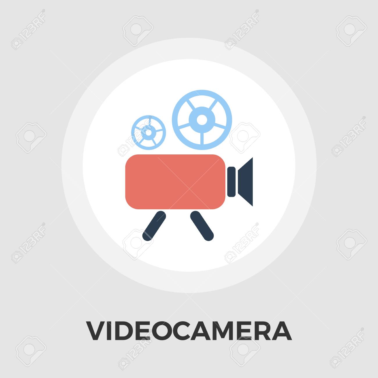 Video Camera Icon Vector. Flat Icon Isolated On The White Background.  Editable EPS File. Vector Illustration. Royalty Free SVG, Cliparts,  Vectors, and Stock Illustration. Image 56337841.