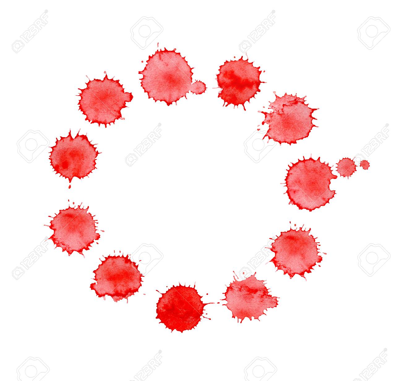 background with bright red blood splash abstract background stock