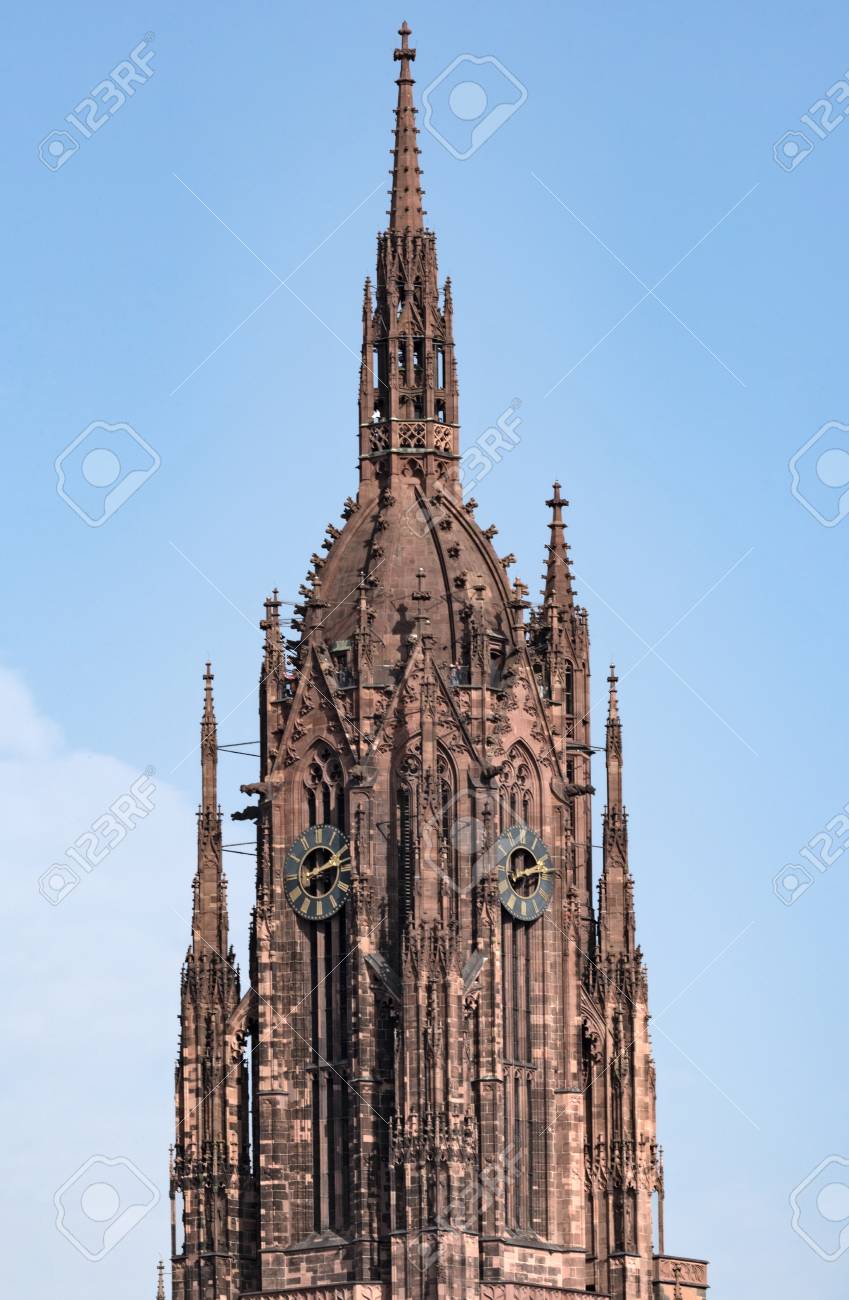 ドイツのフランクフルトで St Bartholomaus フランクフルト大聖堂大聖堂 の写真素材 画像素材 Image