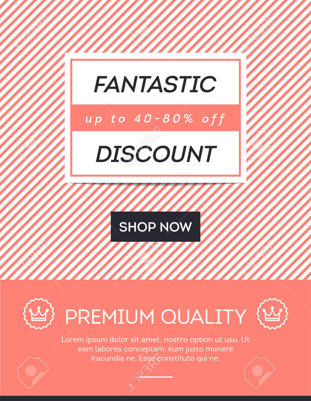 sale discount online shopping banner newsletter template