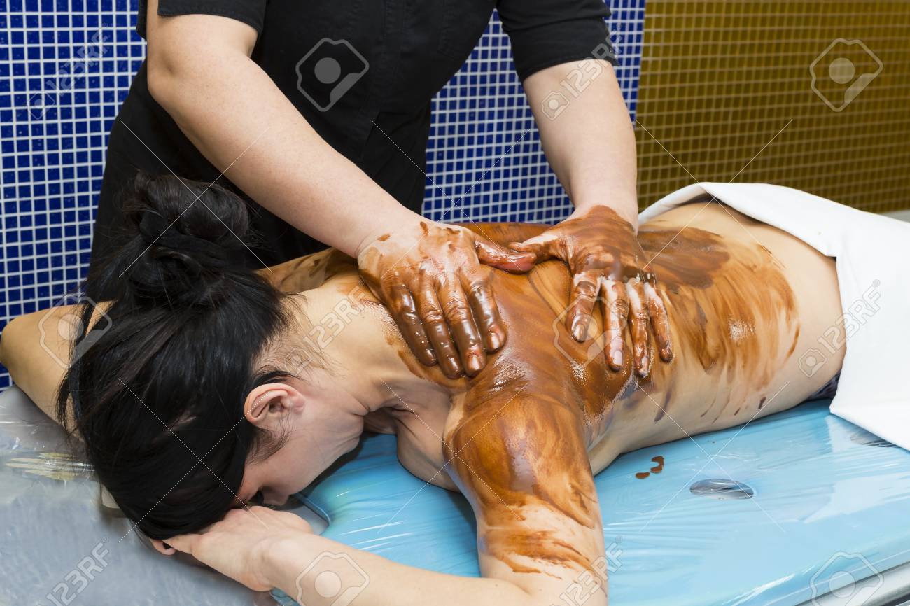 Woman During Coffee Chocolate Massage image