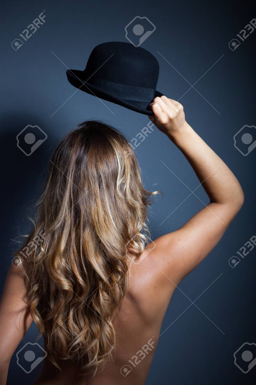 Nake women standing on head photo 238