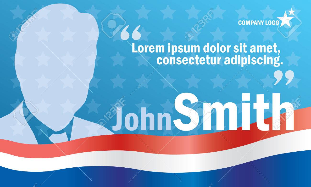 template for campaign poster