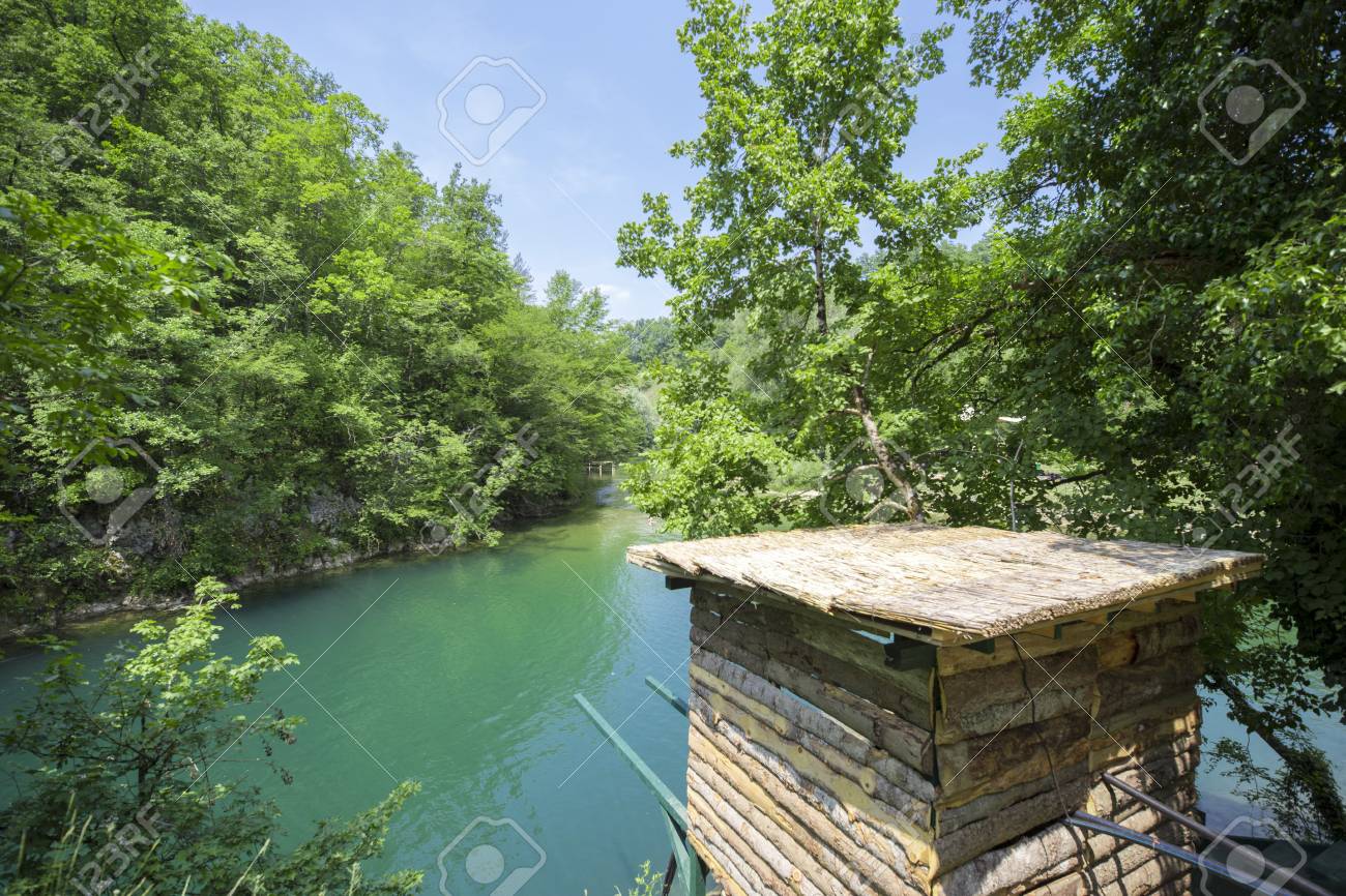 Beautiful Crystal Clear River Water In Forest With Cabin In Nature Stock Photo Picture And Royalty Free Image Image Beautiful Crystal Clear River Water In Forest With Cabin In Nature Stock Photo Picture And Royalty Free Image Image