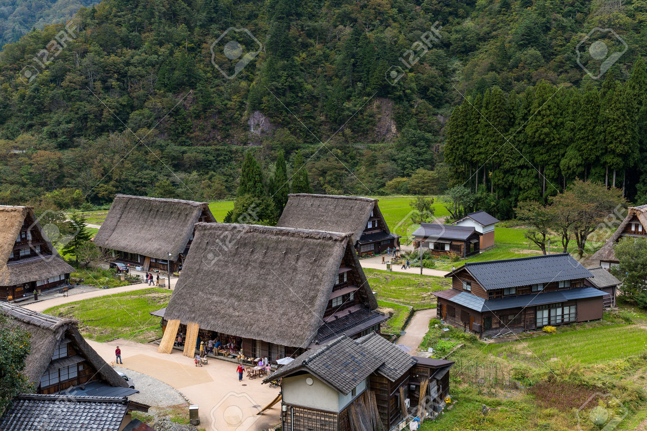 Historic Japanese Old Village In Japan Stock Photo Picture And Royalty Free Image Image