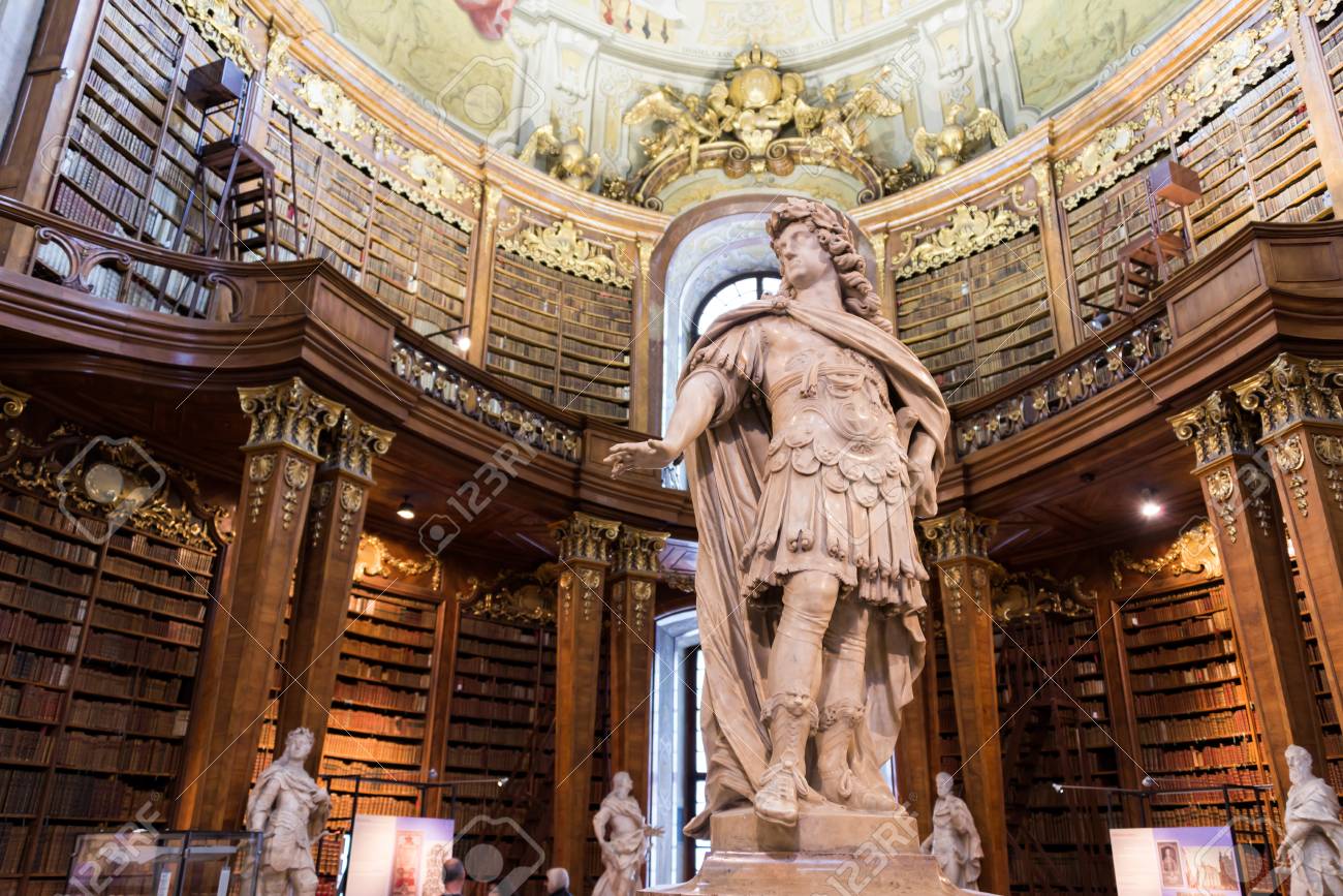 オーストリア国立図書館 オーストリアの首都 の写真素材 画像素材 Image