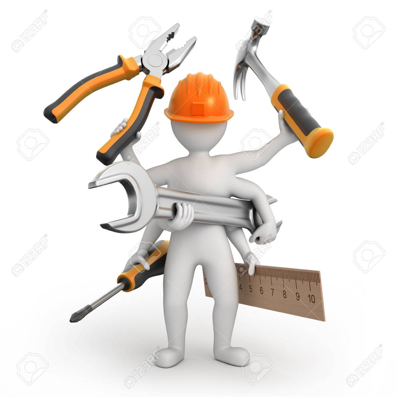 Reparador Súper Universales, Imagen Con Un Trazado De Trabajo Fotos, Retratos, Imágenes Y Fotografía De Archivo Libres De Derecho. Image 24091305.