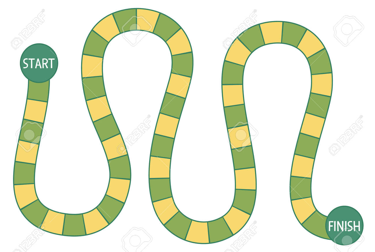 Premium Vector A snake game template