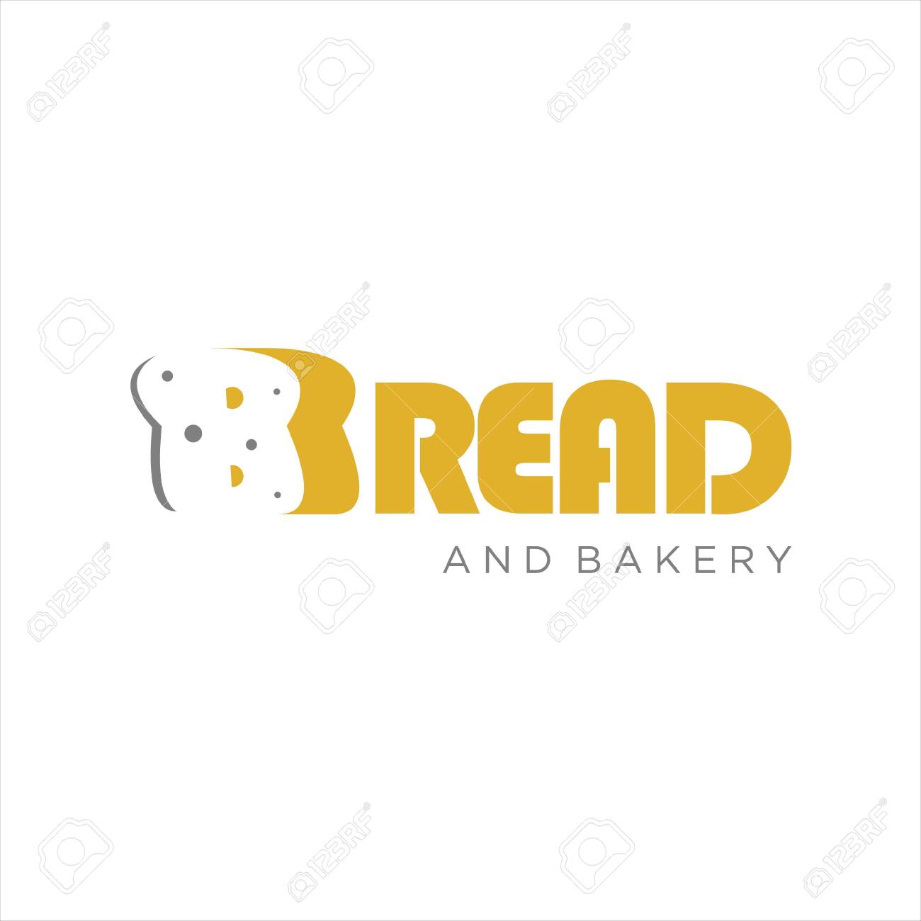 Simple Modern Bread Typography Bakery Shop Food Icon And Pastries Logo Design Template Inspiration Royalty Free Cliparts Vectors And Stock Illustration Image
