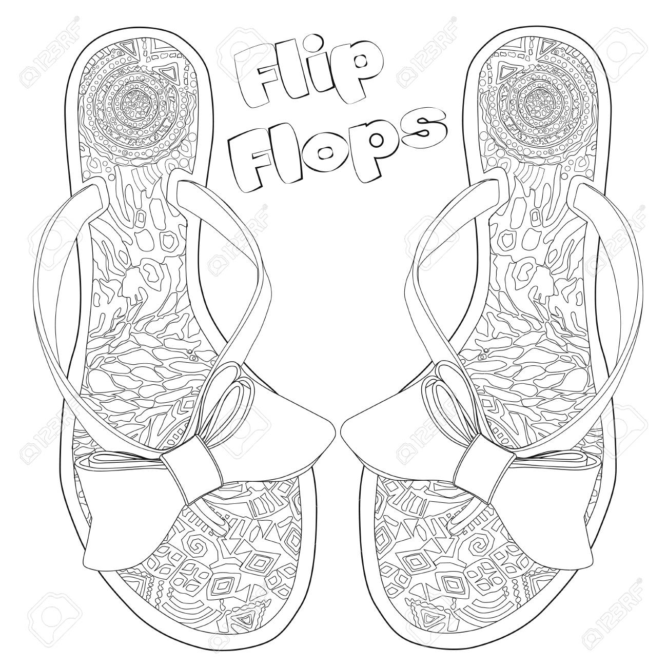 flipflops malvorlage Coloring and Malvorlagan flipflops malvorlage Coloring and Malvorlagan