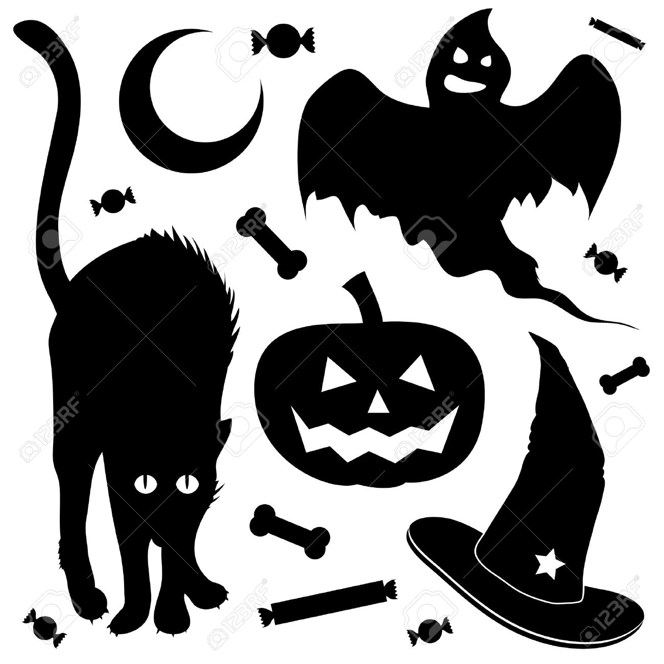 halloween cat halloween design elements silhouette set includes black cat jack o lantern - Black Cat Silhouette Halloween halloween cat halloween design elements silhouette set includes black cat jack o lantern - Black Cat Silhouette Halloween