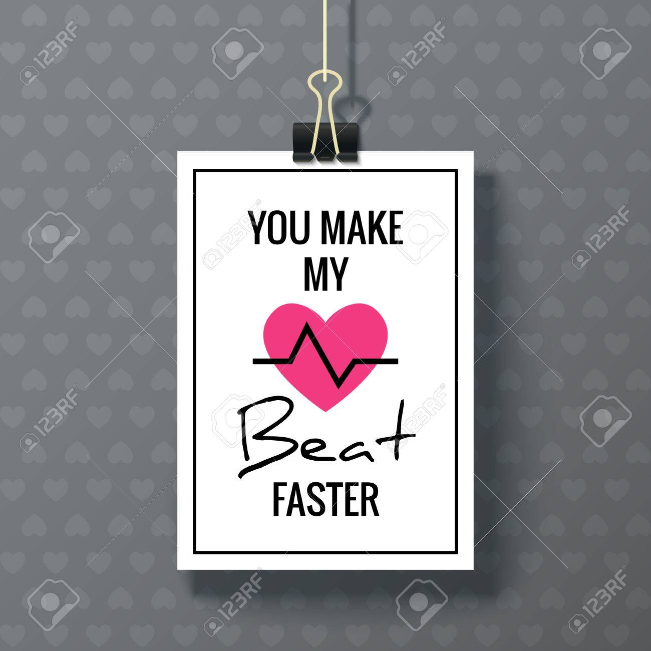 happy valentines day poster