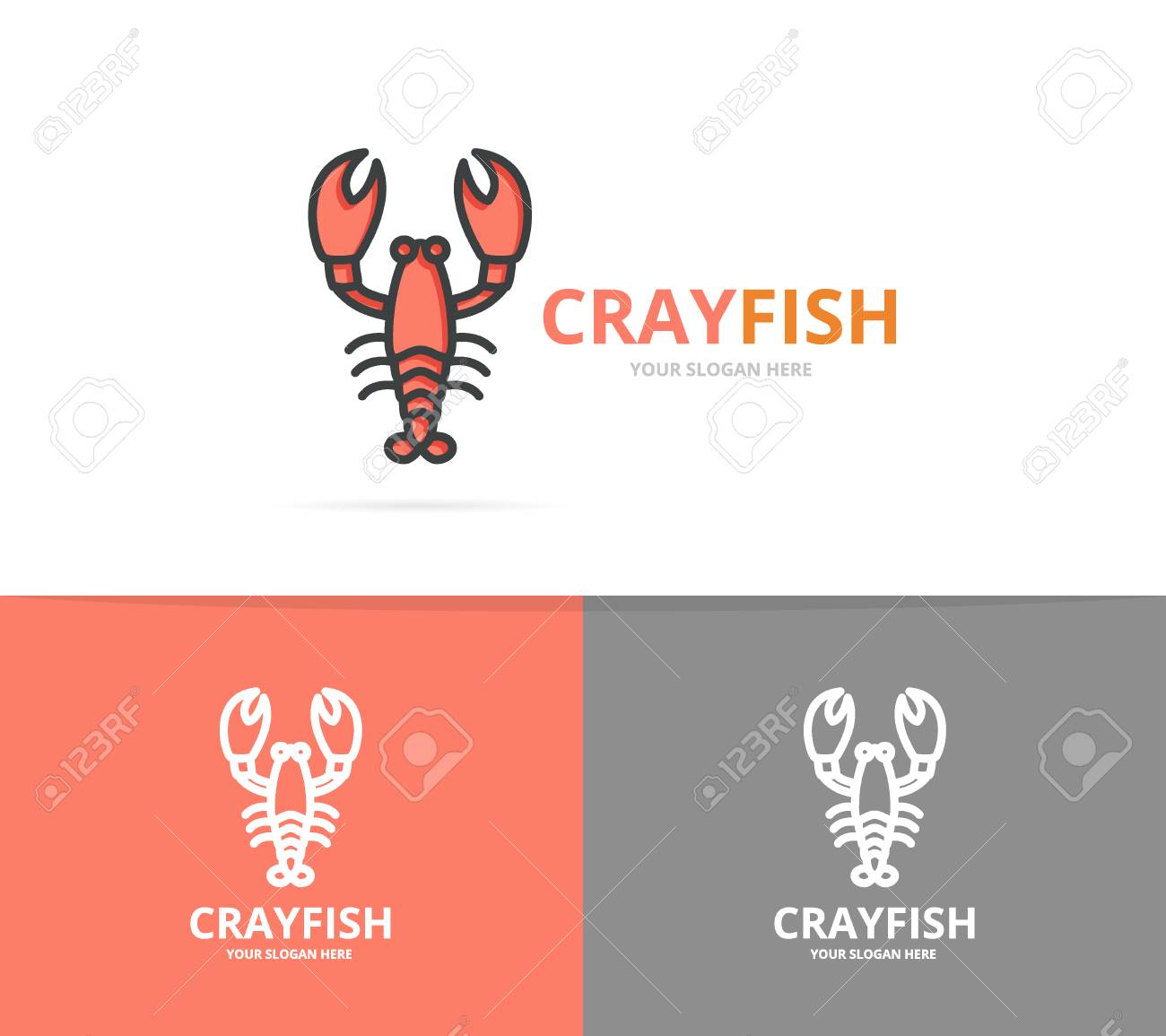 vector lobster and cancer