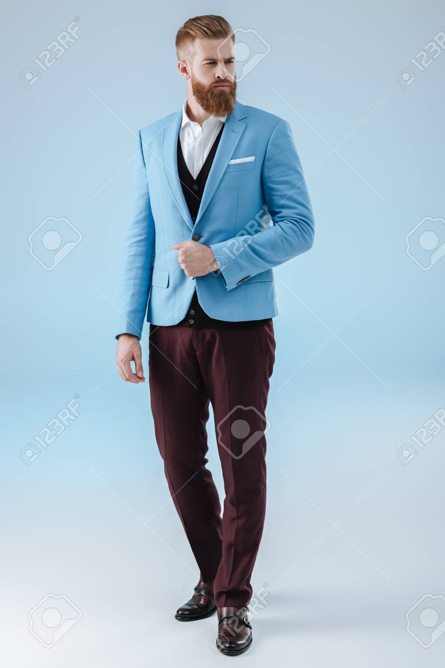 stylish blue blazer