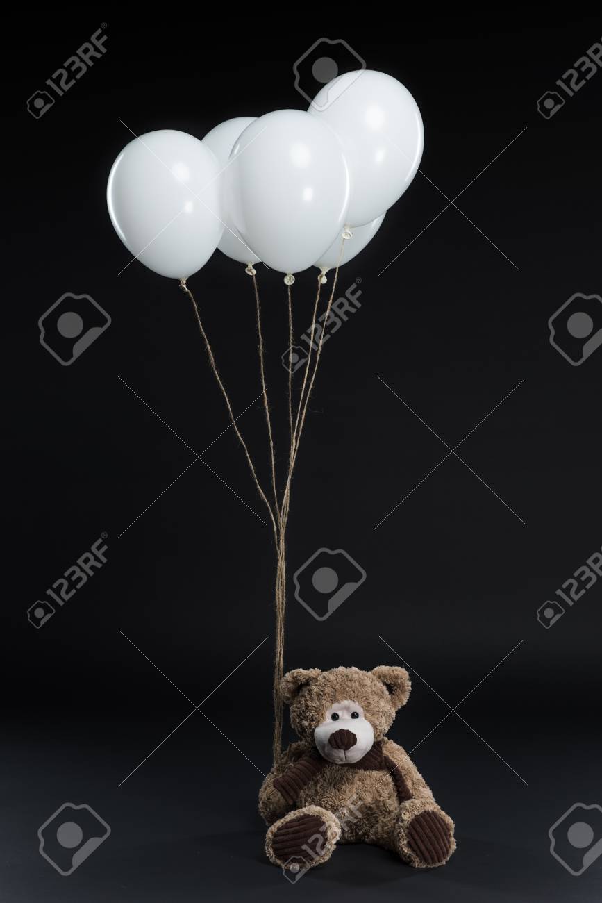 teddy bear helium balloons