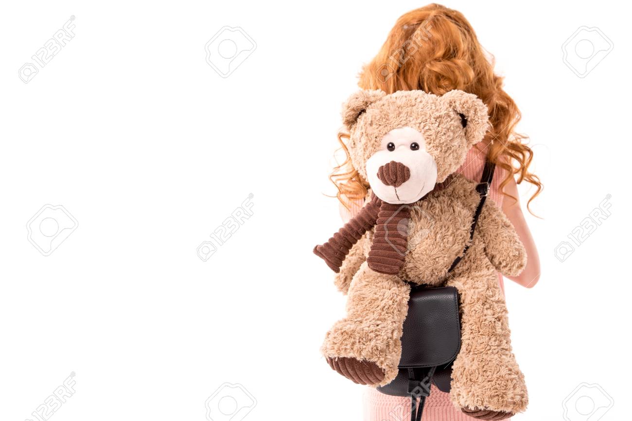 teddy bear with hair