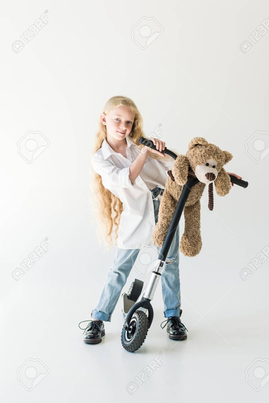 teddy bear with hair