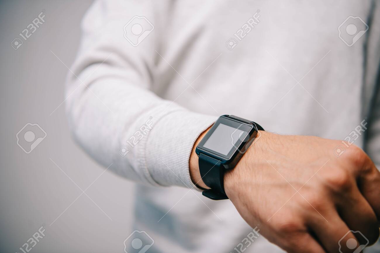 smartwatch with hands