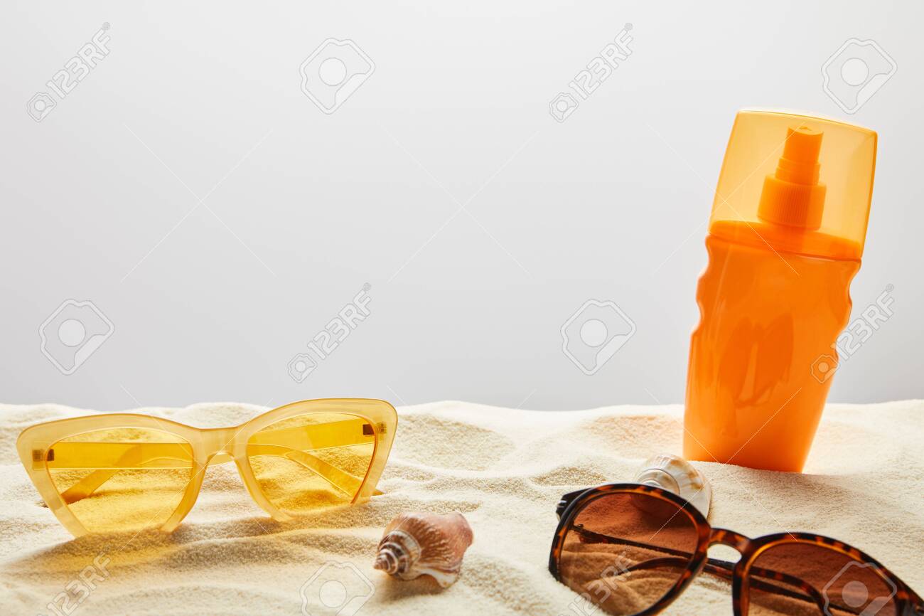 sunglasses and sunscreen