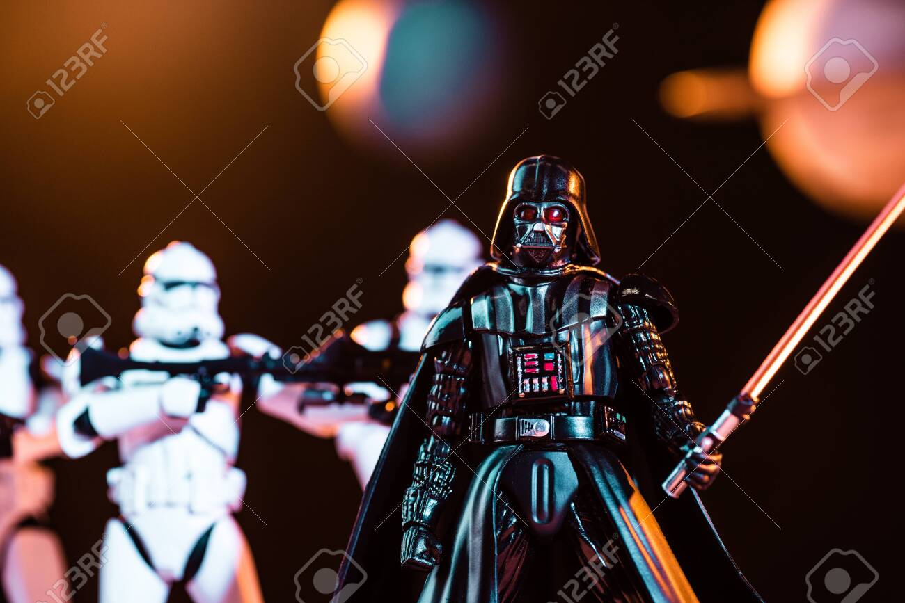 darth vader with lightsaber
