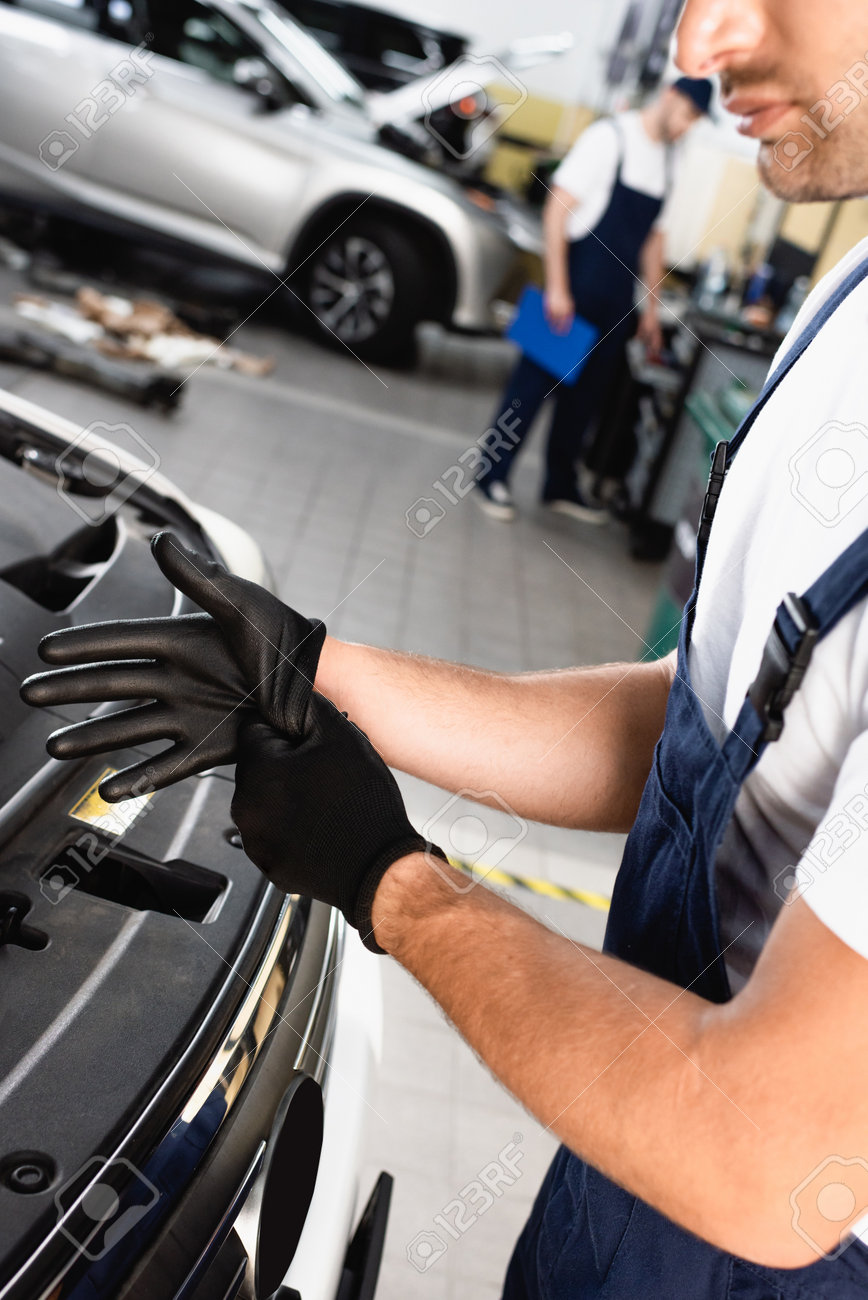 Mechanic latex gloves 2025