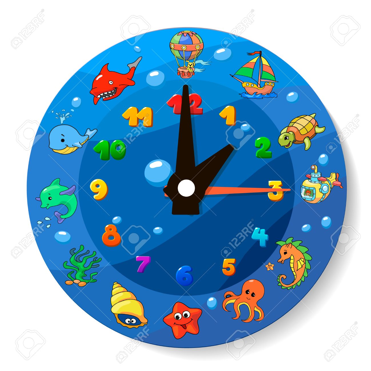 Dibujo Imagenes De Relojes Animados Reloj Infantil Reloj Animado
