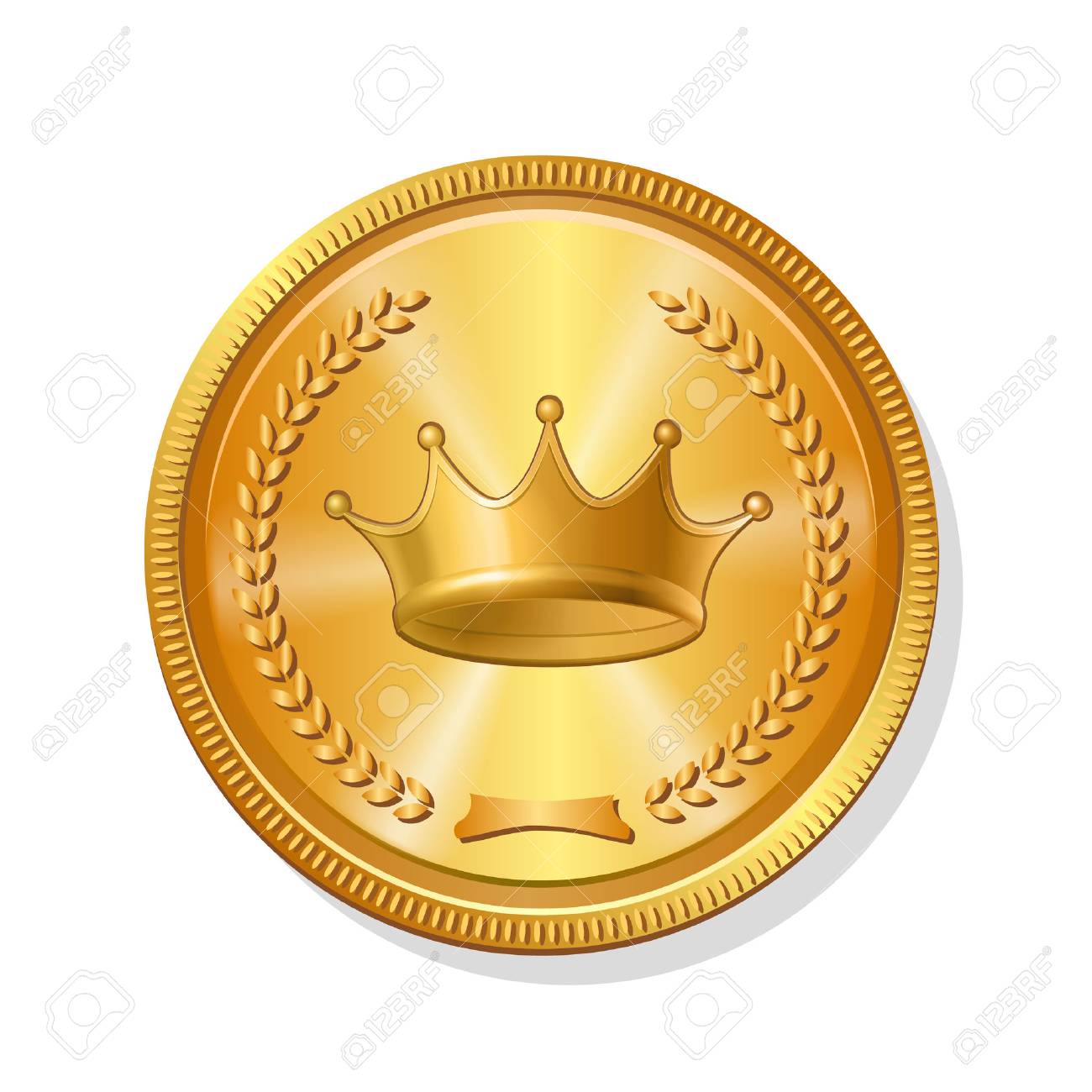 Gold Coin Icon Illustration. Royalty Free SVG, Cliparts, Vectors, and Stock  Illustration. Image 75959303.