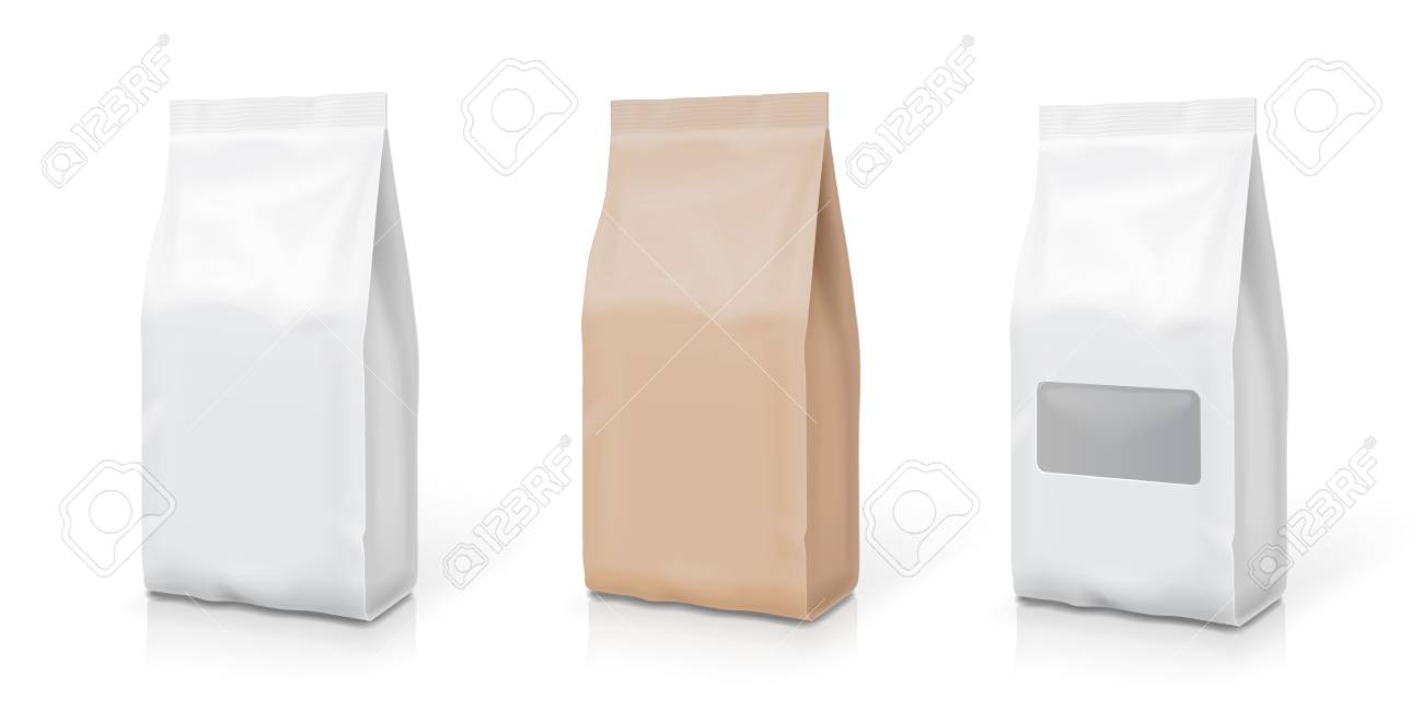 white paper bolsas for food