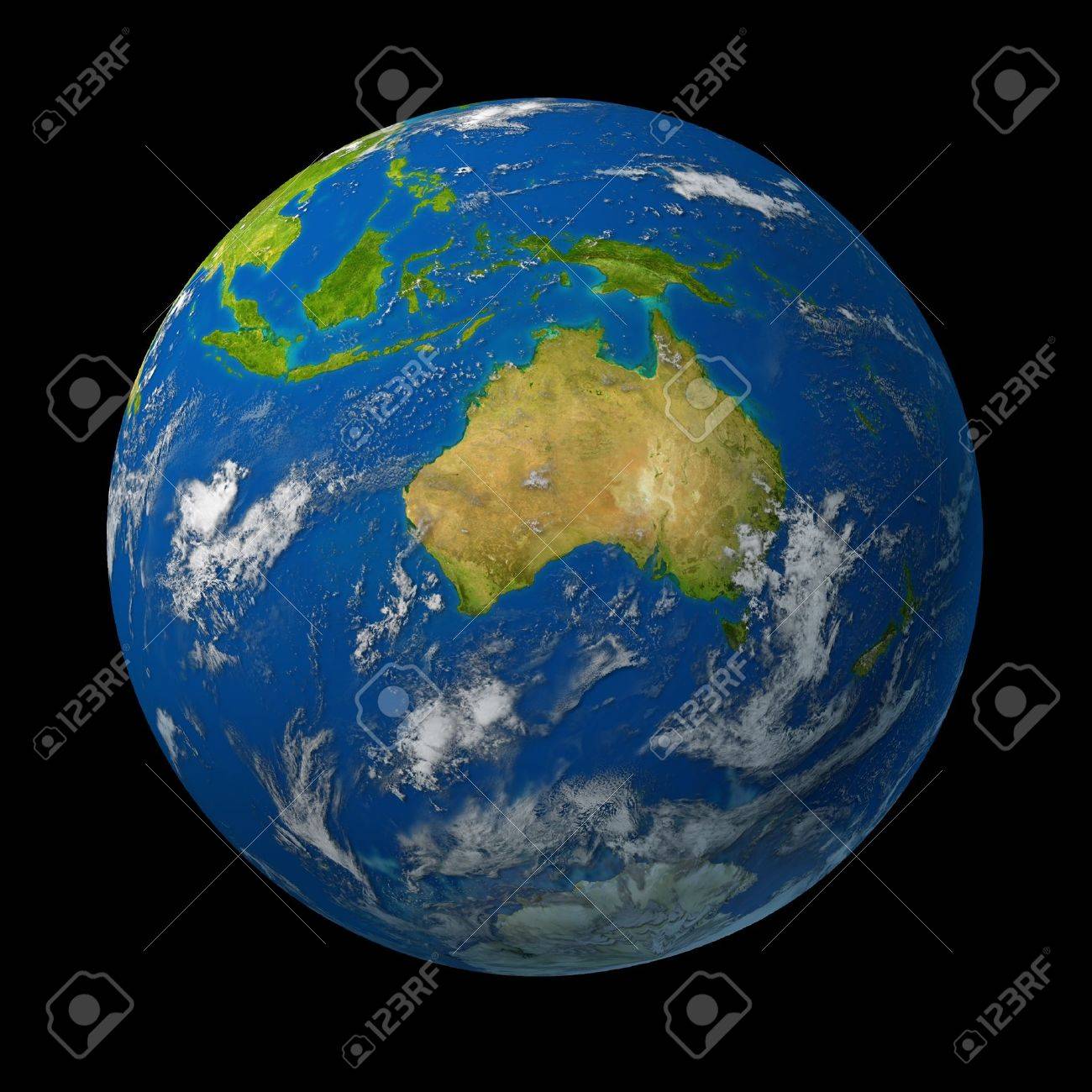 オーストラリアのシドニーとメルボルンの黒の背景に世界のマップ上で表される環太平洋地域で Oceana の大陸の都市とオーストラリア大陸を表す地球上 の写真素材 画像素材 Image